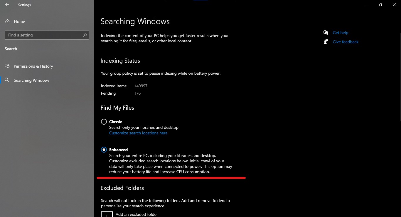 enhanced search